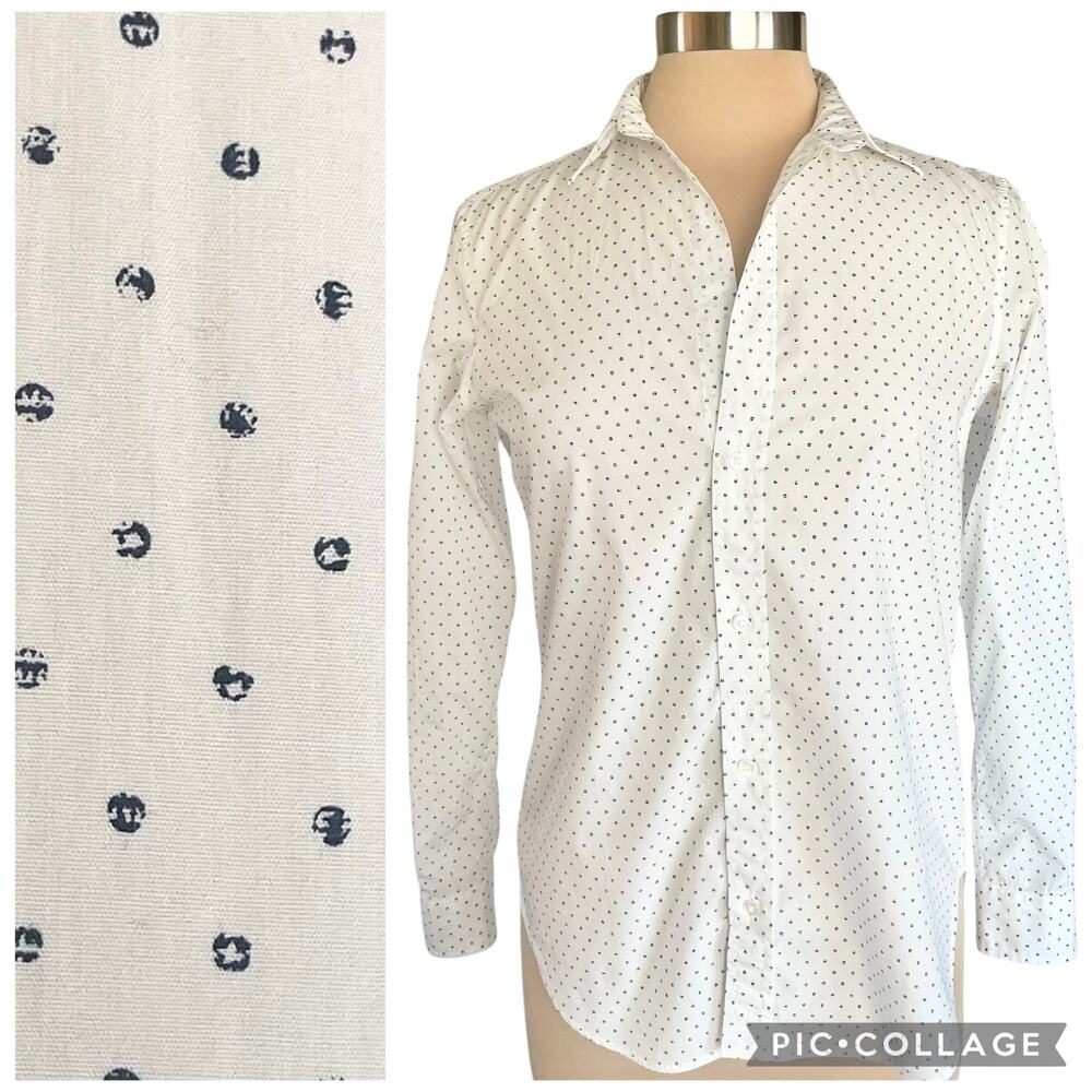 Frank & Eileen Classic Button Up "Frank" Shirt Size XS White Minimalist Chic